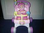 Fisher Price Stroll Along Pushchair Walker With Doll
